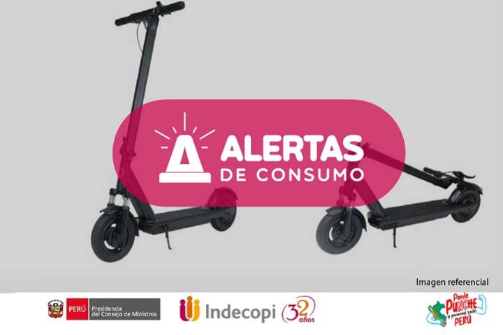 Indecopi alerta que más de 1,200 scooters presentan riesgo de cortocircuito