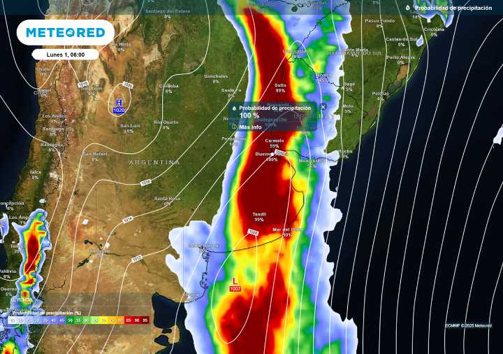 Tormenta de Santa Rosa: actualizamos el pronóstico y te contamos cuándo regresa el frío a Buenos Aires