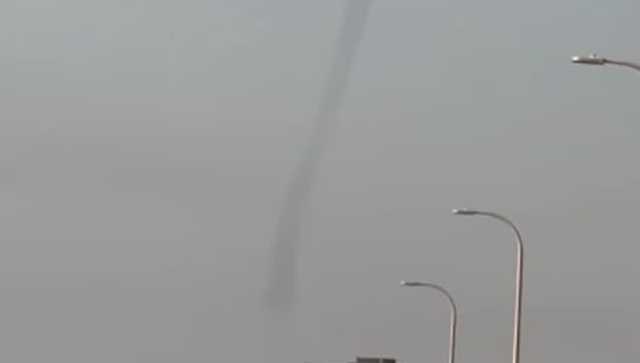 WATCH: Wild video shows a waterspout near the Causeway Bridge