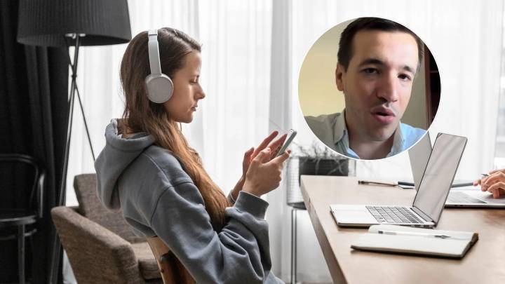 Escuchar música en el trabajo podría costarte caro: la advertencia de un abogado laboralista