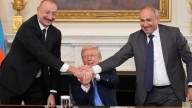 Leaders of Armenia and Azerbaijan shake hands and sign deal at White House peace summit