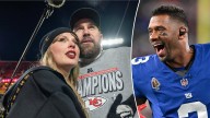 Russell Wilson reacts to Travis Kelce and Taylor Swift engagement news
