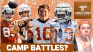 HEATING UP: 4 CRUCIAL Texas Football Position Battles in Texas Fall Camp + Arch Manning Predictions