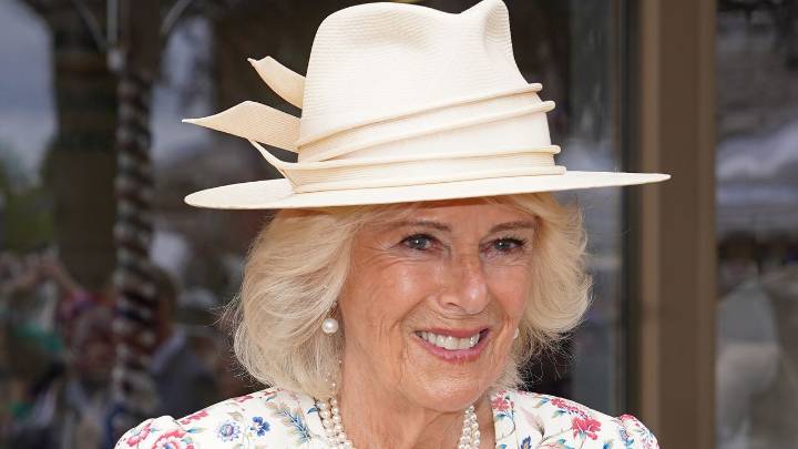 Off to the races! Queen Camilla sports a favourite necklace as she reveals a surprise new hobby in York