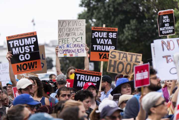 Trump says he’s placing Washington police under federal control and deploying the National Guard