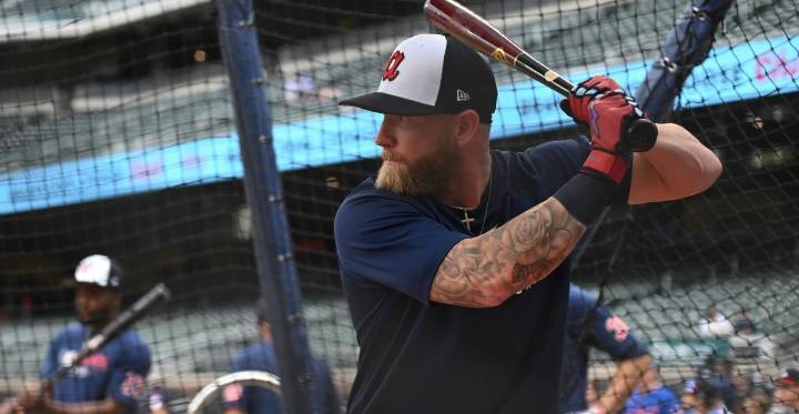 Jake Fraley makes Braves debut in major lineup shakeup