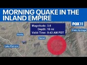 Small earthquake strikes in Riverside County