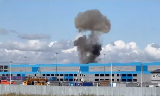 Ucrania atacó un depósito de drones  kamikaze en la región rusa de Tatarstán