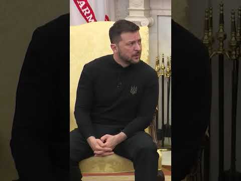Zelensky Jokes With Reporter Who Once Grilled Him Over Not Wearing a Suit #shorts