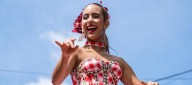 Reina del Carnaval de la 44 “se estrenó” en el Festival Nacional de Colonias en Casanare