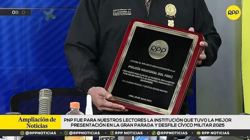 RPP premió a la PNP por haber tenido la mejor presentación en Parada Militar 2025