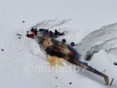 Así fue el último intento de rescatar en helicóptero a la montañista rusa: "¡Prepárense para caer!"