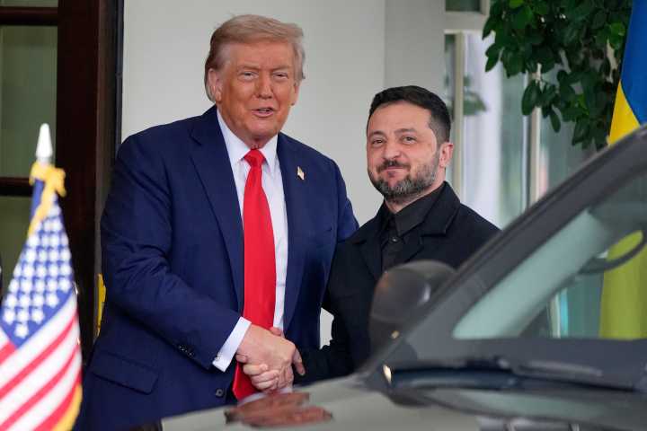 Donald Trump recibe a Zelenski en busca de acuerdos de paz para Ucrania