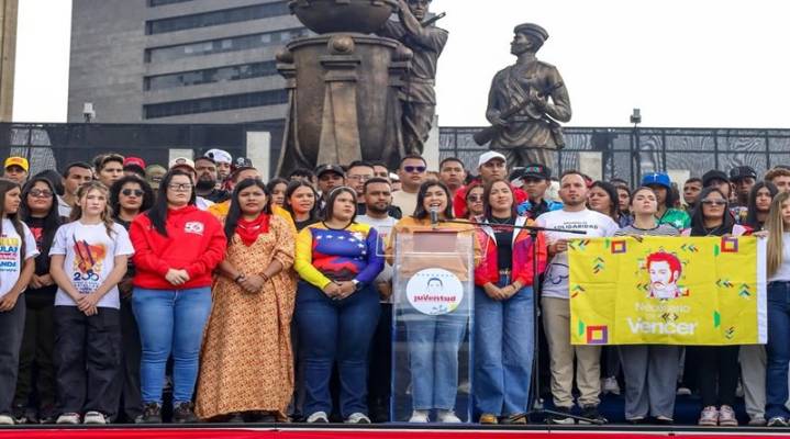Juventud del PSUV reafirma respaldo al presidente Maduro ante agresión imperial