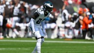 Eagles’ Andrew Mukuba dazzles in NFL preseason debut with pick