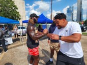How helping homeless strikes chord for Texans’ Darrell Taylor with 52 Sundays initiative: ‘I’ve been homeless before’
