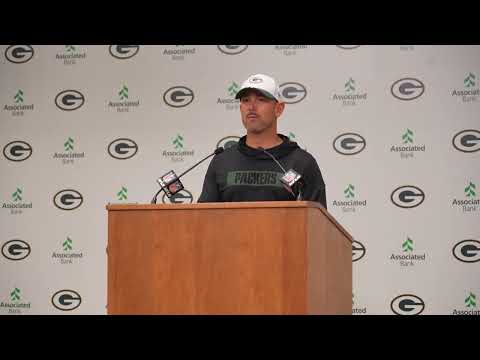 Green Bay Packers coach Matt LaFleur on Jordan Love, starting left tackle ahead of season