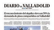 Portada de Diario de Valladolid del 27 de agosto de 2025