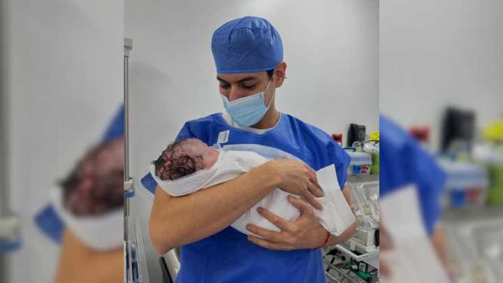 Se convirtió en padre primerizo