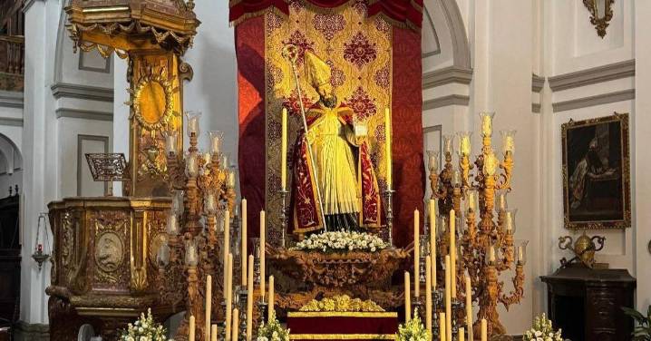 Así es el magnífico Altar de Cultos de San Agustín de Santa Fe 2025