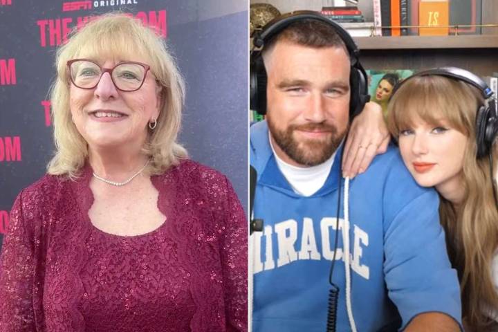 Donna Kelce Reacts to Taylor Swift Being on Son Travis' ‘New Heights’ Podcast (Exclusive)