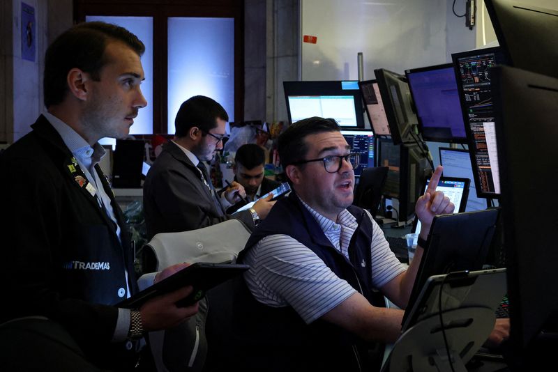 Stocks decline with tech shares; dollar weakens as US inflation data in line