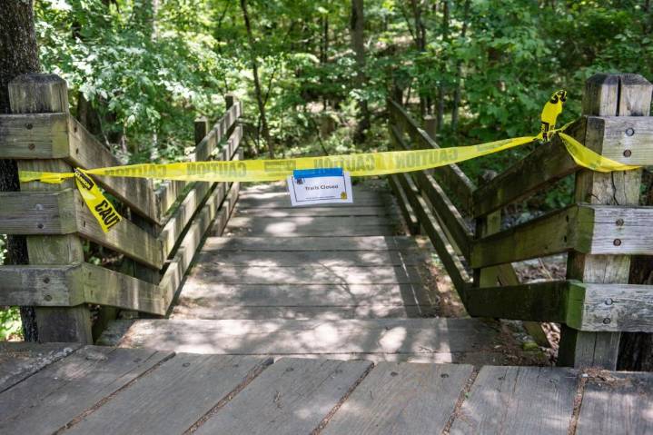 Teacher charged with killing of hikers at Arkansas park pleads not guilty to murder