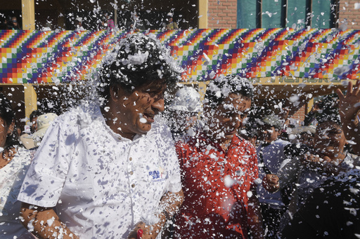 Fotos de las elecciones presidenciales y legislativas en Bolivia