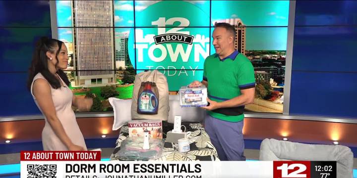 Dorm room essentials with Johnathan Miller