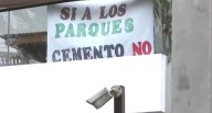 Vecinos de Miraflores protestan contra instalación de módulo de seguridad en parque Leoncio Prado | Carlos Canales 