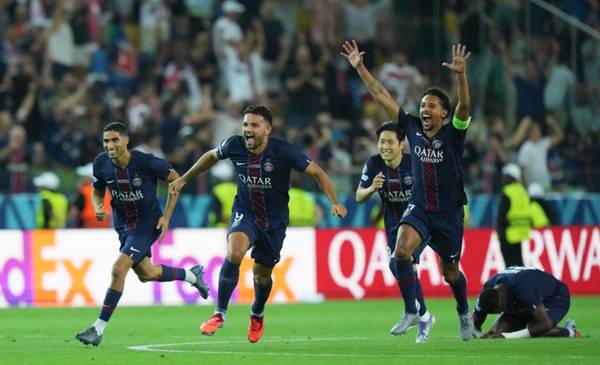 El PSG se lo empató en el final al Tottenham y luego se quedó con la Supercopa en los penales