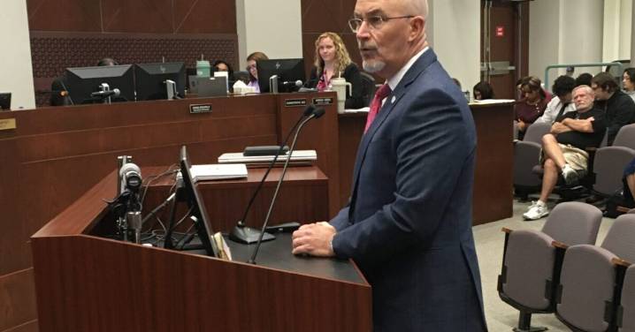 County official leaving