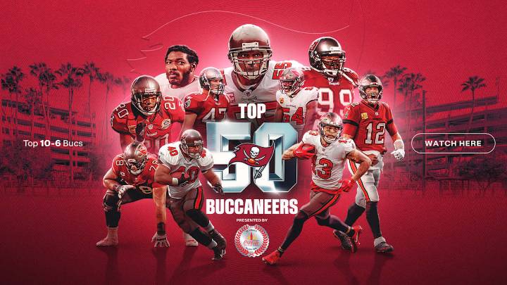 50 Seasons, Top 50 Buccaneers Revealed: 10