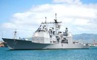 Crucero lanzamisiles USS Lake Erie cruzó el Canal de Panamá rumbo al Caribe