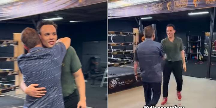 Julio César Chávez se reencuentra con su hijo Junior tras obtener su libertad condicional: así fue el emotivo momento