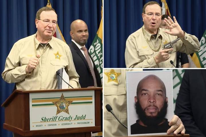 Florida sheriff flaunts $50k in gold 'drip' seized during drug bust