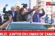 Javier Milei rompió el silencio sobre las coimas (y le arrojaron objetos)