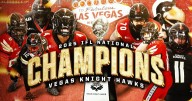 First IFL National Championship title earned by the Vegas Knight Hawks