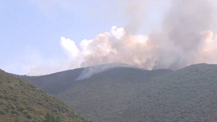 El fuego declarado cerca del Patrimonio de la Humanidad de Las Médulas: "No habíamos visto algo así en 20 años"