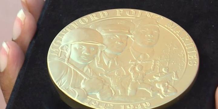 Three Montford Point Marines honored in Jacksonville