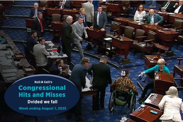 Divided we fall — Congressional Hits and Misses