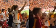El festejo de la China Suárez luego de que Mauro Icardi convirtiera un gol en el triunfo del Galatasaray