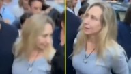 Argentina: Evacúan a hermana de Javier Milei en medio de incidentes con golpes y empujones en acto de campaña