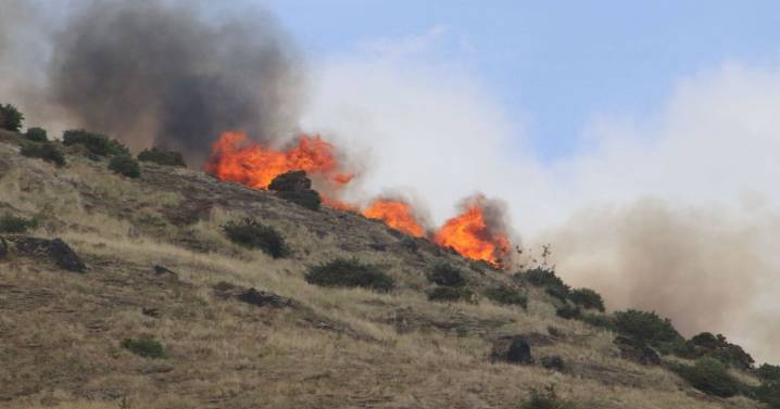 Arthur's Seat Edinburgh: Firefighters continue to battle major blaze four hours on