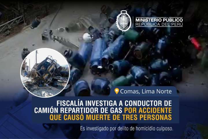 Fiscalía abre investigación a conductor por triple muerte en despiste de camión en Comas