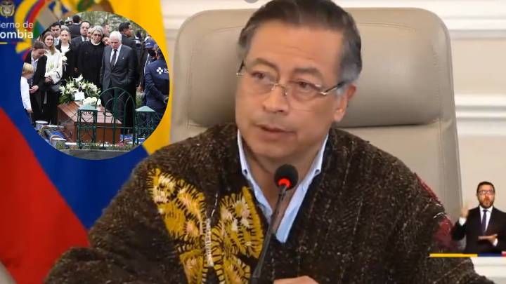 Gustavo Petro vuelve a lanzar críticas a las honras fúnebres de Miguel Uribe Turbay