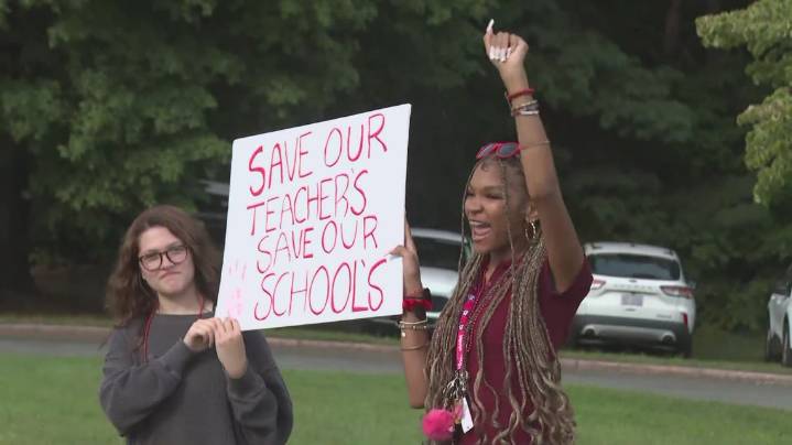 Winston-Salem/Forsyth County Schools students continue walkouts, speak at board meeting over job cuts