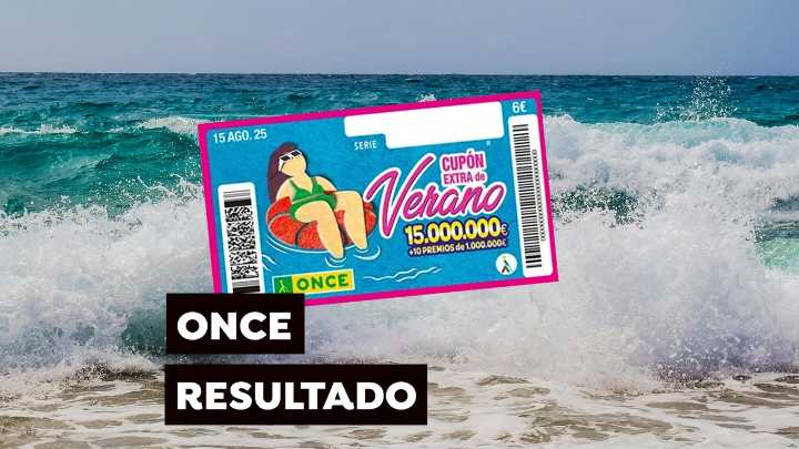 Sorteo Extra de Verano de la ONCE 2025 hoy, en directo: Comprobar décimo del viernes 15 de agosto