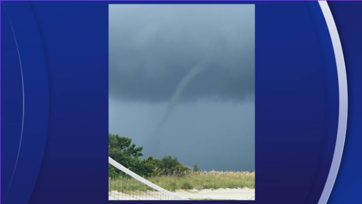 Pictures: Waterspout formed off of Clearwater Beach Monday