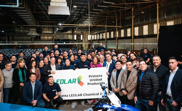 Quintela inauguró una obra clave para el sistema productivo de Chamical